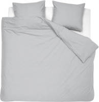 Damai Organic Satijn dekbedovertrek - 2-persoons (200x200/220 cm + 2 slopen) - Katoen satijn - Light grey