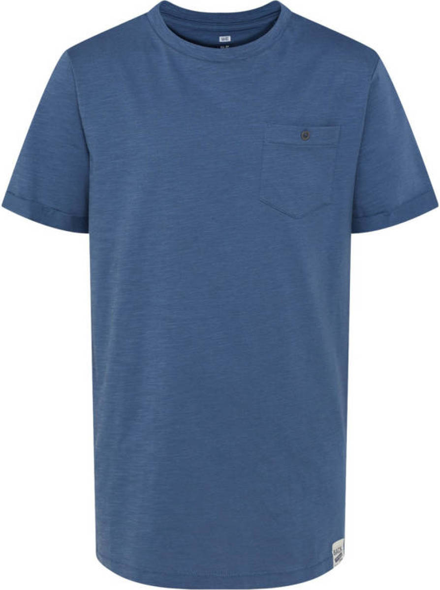 WE Fashion Fundamentals T-shirt grijsblauw