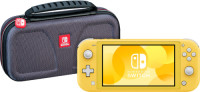 Nintendo Switch Lite Geel + Bigben Officiële Nintendo Switch Lite Beschermtas