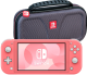 Nintendo Switch Lite Koraal + Bigben Officiële Nintendo Switch Lite Beschermtas