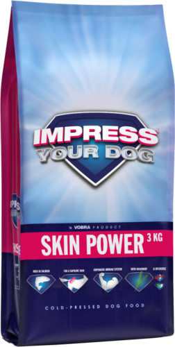 Impress Your Dog Hondenvoer Adult Skin Power 3 kg