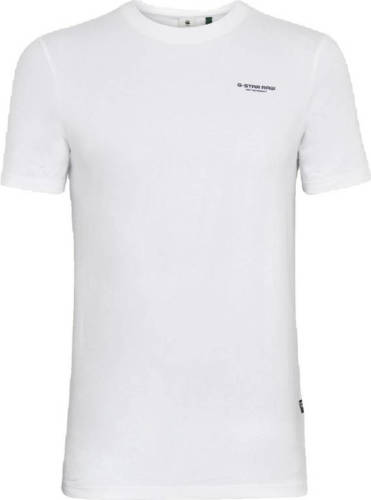 G-star Raw T-shirt met biologisch katoen wit