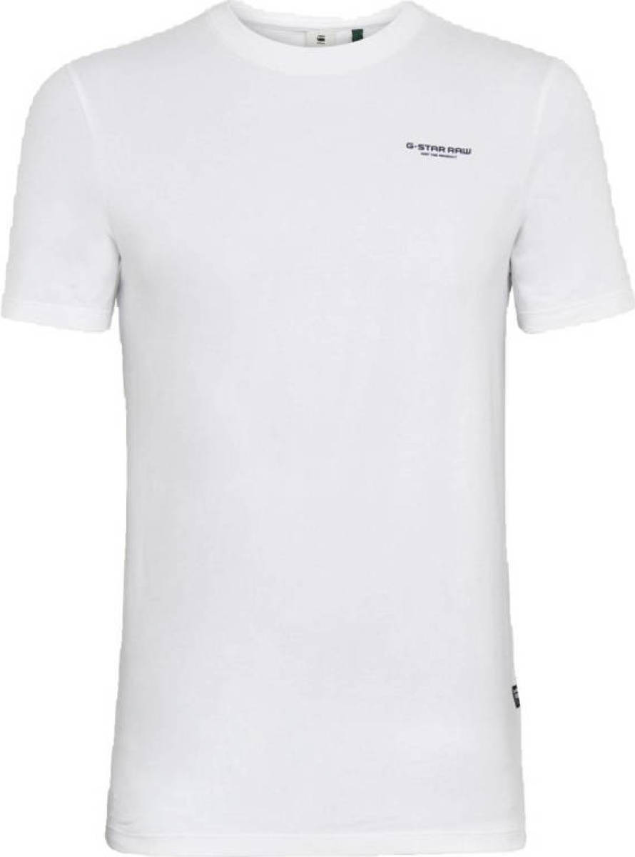 G-star Raw T-shirt met biologisch katoen wit