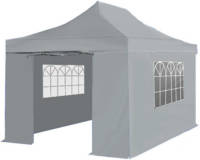 Lizzely Garden & Living Easy up 3x4,5m grijs 30mm (aluminium buizen) semi prof partytent