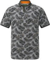 Charles Colby polo Earl Angus Plus Size grijs