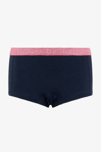 NAME IT KIDS short - set van 2 roze/donkerblauw