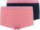 NAME IT KIDS short - set van 2 roze/donkerblauw