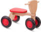 New Classic Toys loopfiets Road Star 4 wielen 50 cm hout rood
