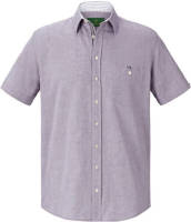 Charles Colby overhemd YVEN Plus Size donkerblauw