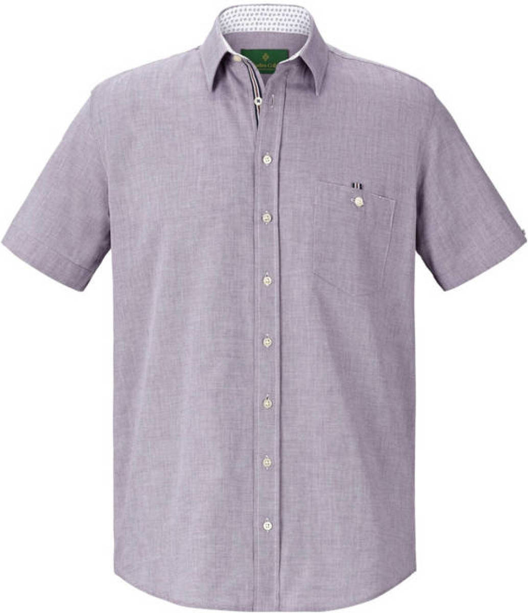 Charles Colby overhemd YVEN Plus Size donkerblauw
