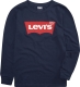 Levi's Kids longsleeve Batwing met logo donkerblauw