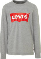 Levi's Kids longsleeve Batwing met logo grijs melange