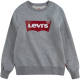 Levi's Kids sweater Batwing met logo grijs melange