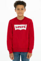 Levi's Kids sweater Batwing met logo rood