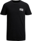 Jack & Jones ESSENTIALS basic T-shirt JJECORP met logo zwart