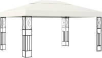 VidaXL Prieel 3x4 m stof crème