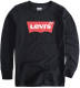 Levi's Kids longsleeve Batwing met logo zwart