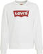 Levi's Kids sweater Batwing met logo wit/rood
