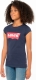 Levi's Kids T-shirt Batwing met logo donkerblauw/rood
