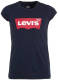 Levi's Kids T-shirt Batwing met logo donkerblauw/rood