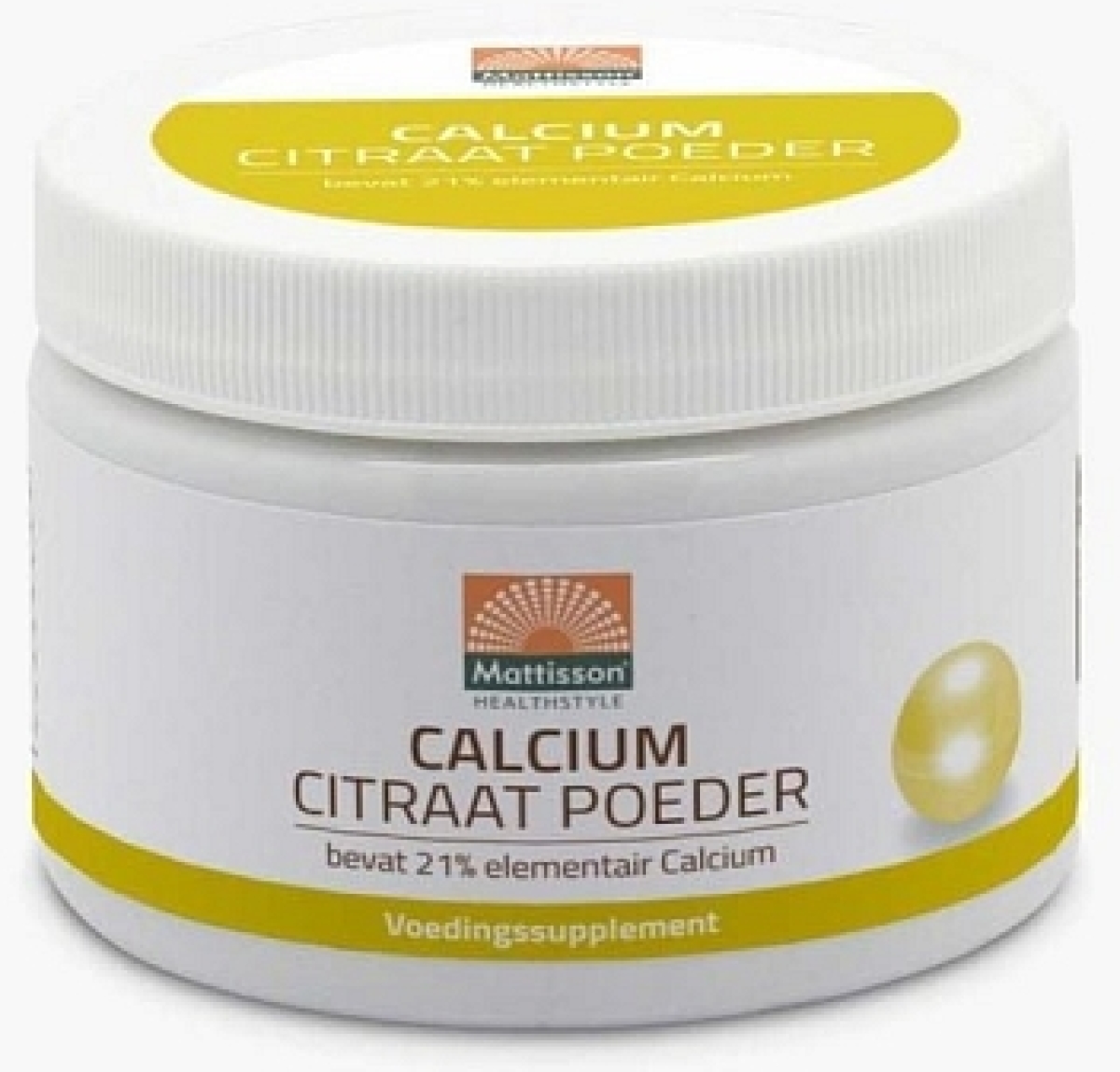 Mattisson Calcium Citraat 125gr 125 Gram