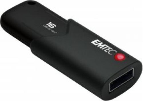 Emtec B120 Click Secure USB flash drive 16 GB USB Type-A 3.2 Gen 2 (3.1 Gen 2) Zwart