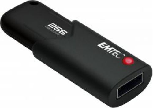 Emtec B120 Click Secure USB flash drive 256 GB USB Type-A 3.2 Gen 2 (3.1 Gen 2) Zwart