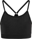 ONLY PLAY Girls cropped sporttop Lea zwart