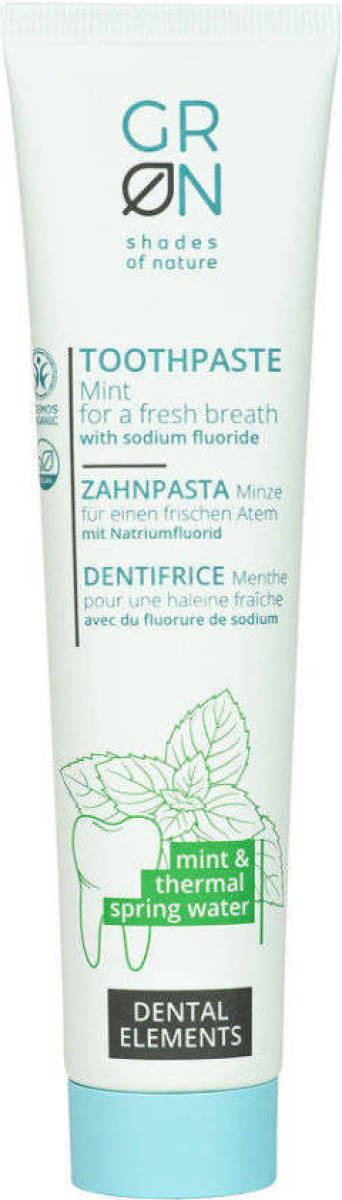 GRN Dental Elements Mint & Thermaal tandpasta