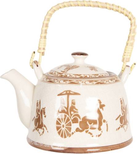Clayre & Eef Theepot 18x14x12 cm / 0,8L