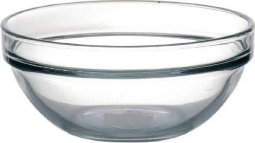 Luminarc 12x Glazen schaaltjes/kommetjes 14 cm - Snacks/toetjes serveren - Schaaltjes/kommetjes van glas - Keukenbenodigdheden