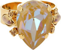 Otazu ring met Swarovski Kristallen Orchid