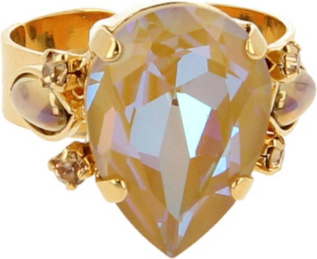 Otazu ring met Swarovski Kristallen Orchid