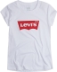 Levi's Kids T-shirt Batwing met logo wit