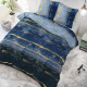Sleeptime Elegance Scratchy - Blue 1-persoons (140 x 220 cm + 1 kussensloop) Dekbedovertrek