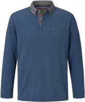 Charles Colby polo Duke BRENNAN Plus Size blauw