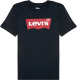Levi's Kids T-shirt Batwing met logo zwart