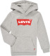 Levi's Kids hoodie Batwing met logo grijs melange