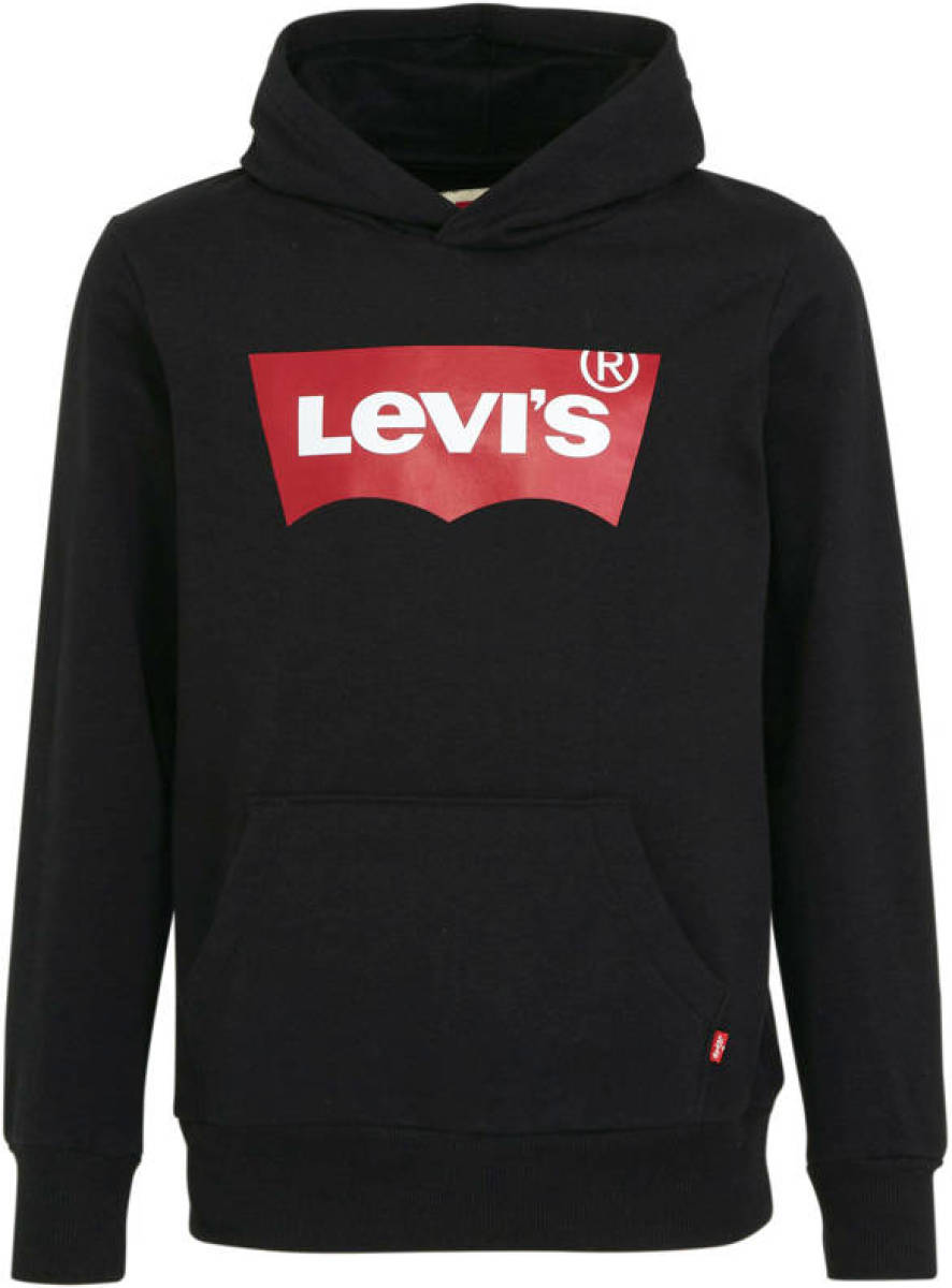 Levi's Kids hoodie met logo zwart