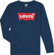 Levi's Kids longsleeve Batwing met logo donkerblauw