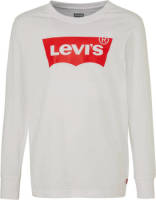 Levi's Kids longsleeve Batwing met logo wit