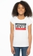 Levi's Kids T-shirt met logo wit/rood/donkerblauw