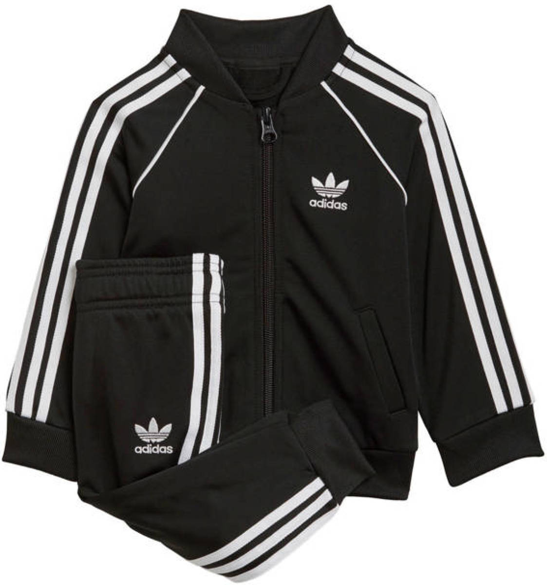 adidas Originals Superstar Adicolor trainingspak zwart/wit