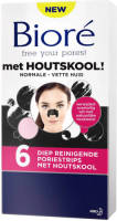 Bioré Diep Reinigende Poriestrips met Houtskool - 6 stuks