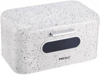 KINGHOFF 1079 - broodtrommel - Wit - rvs - 30x16x19 cm