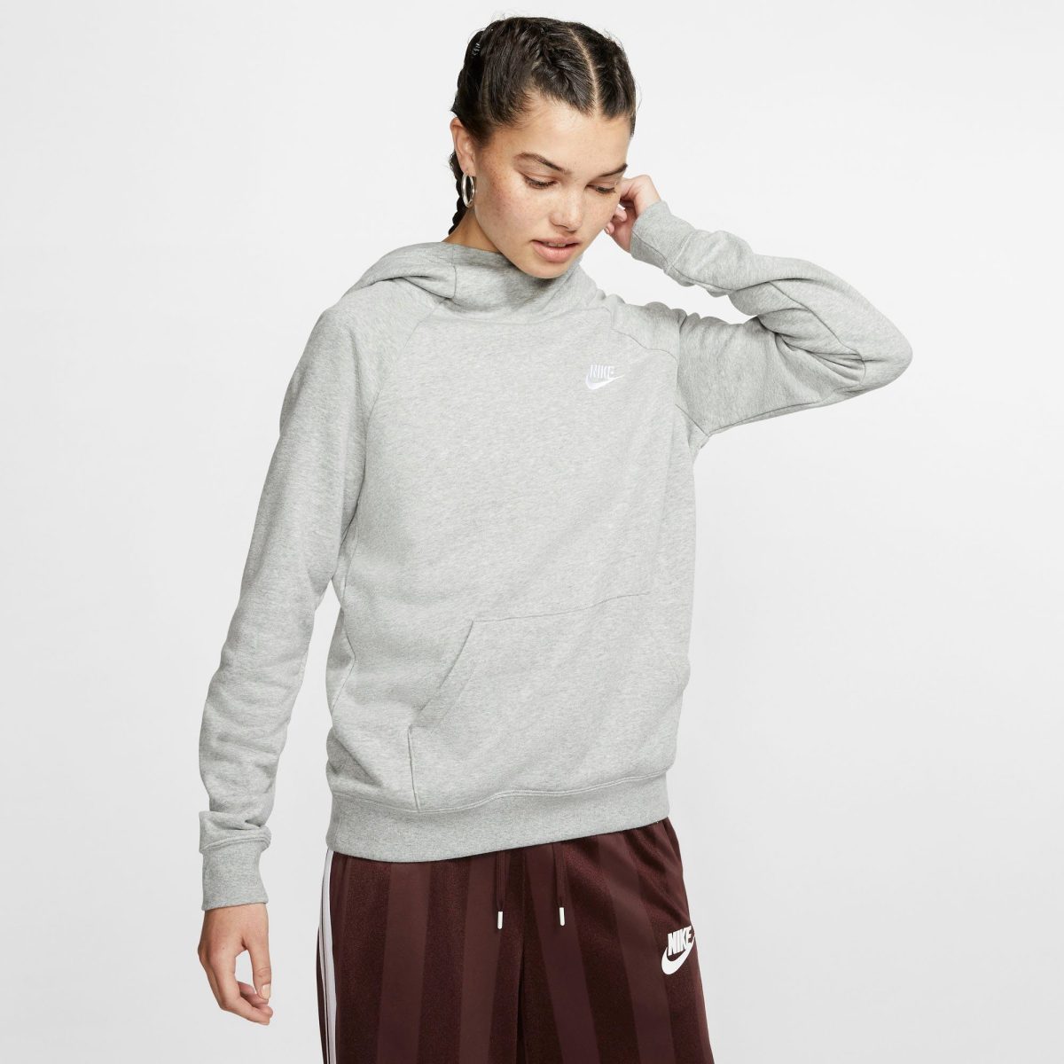 Nike hoodie grijs