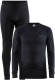 Craft thermo ondergoed Core Dry zwart (set)