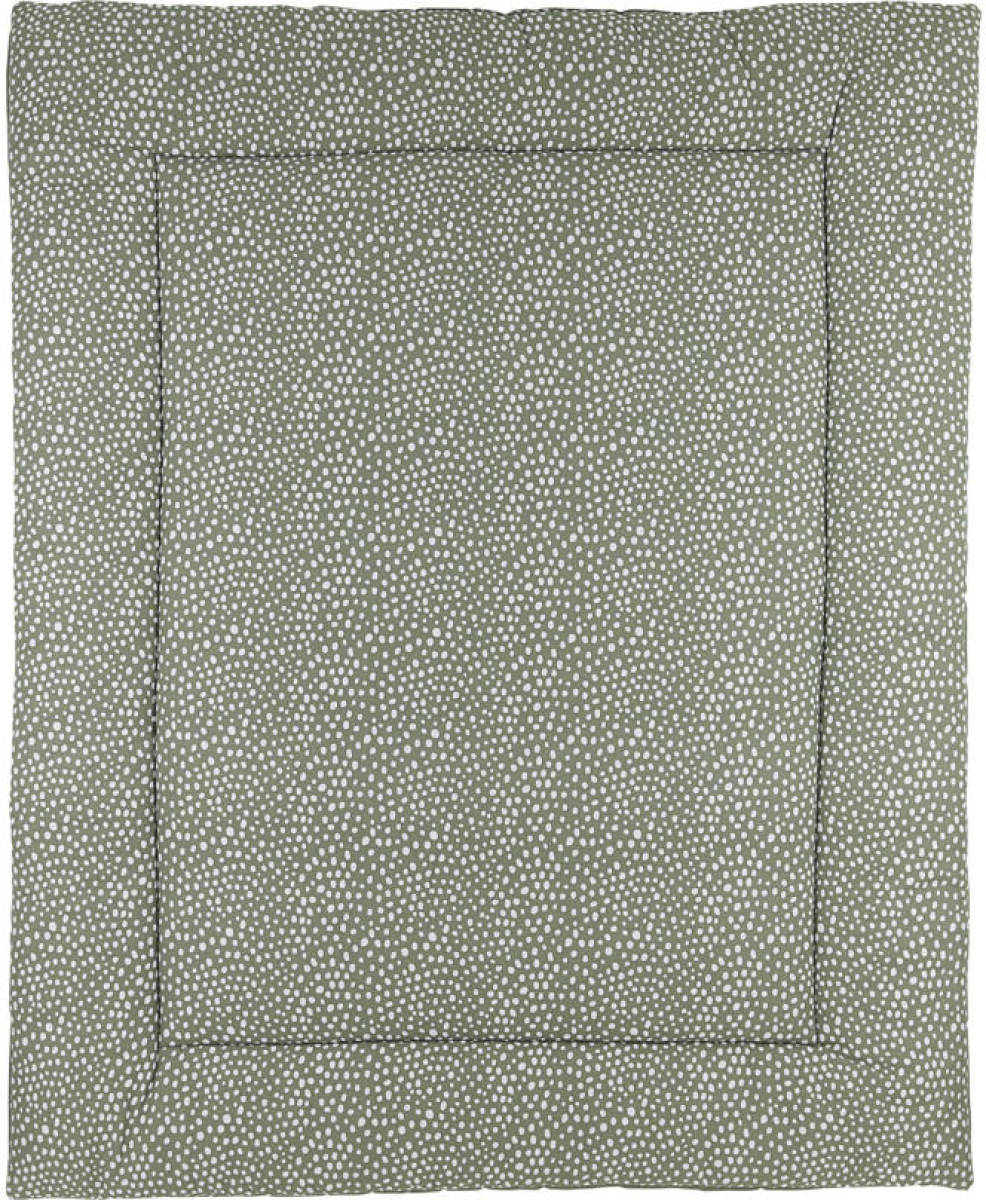 Meyco boxkleed Cheetah/Uni 80x100 cm forest green