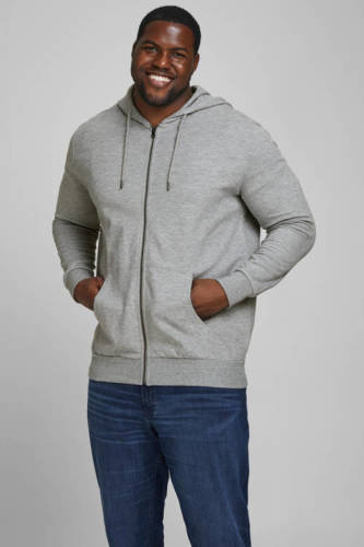 JACK & JONES PLUS SIZE vest Plus Size grijs melange