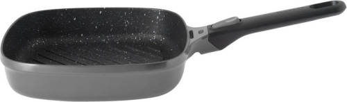 Berghoff Gem grillpan met afneembare greep - grijs - 24 x 24 cm